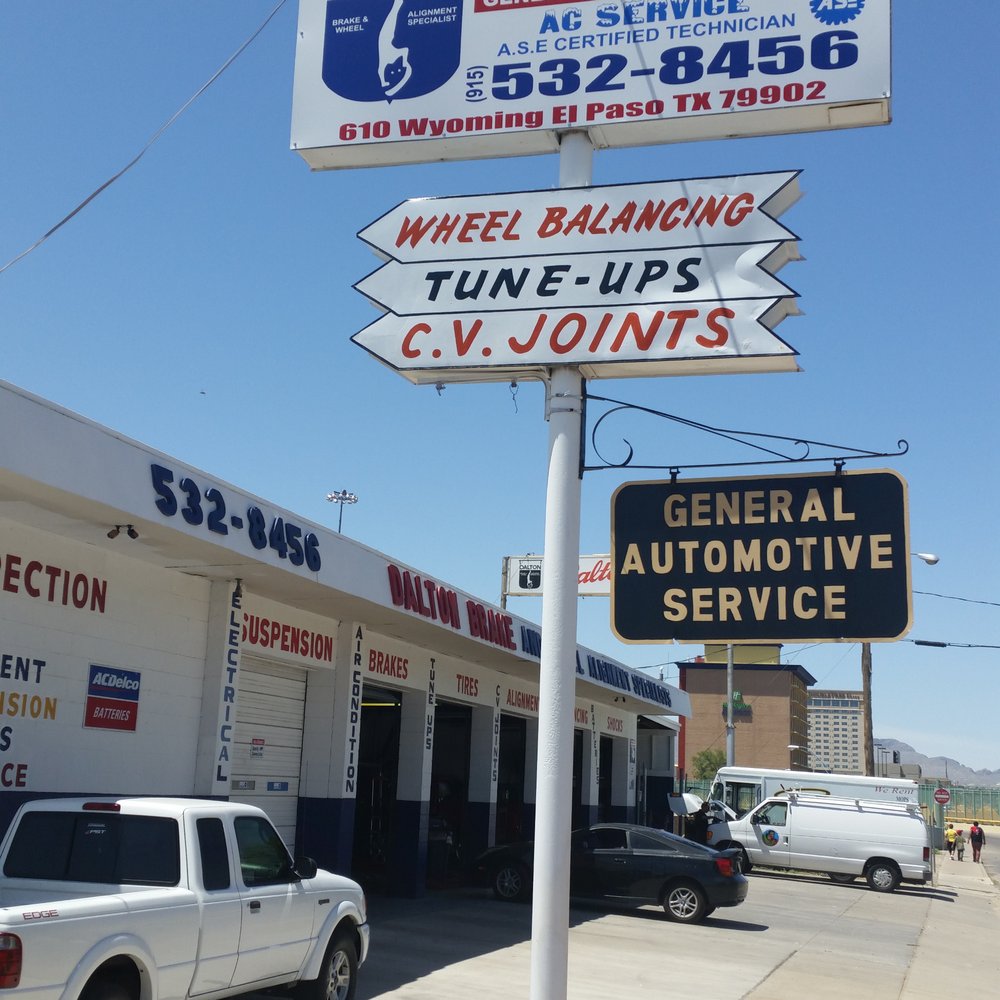 Dalton Brake & Wheel Alignment Specialists - #1 Automotive place in all El Paso, TX! - Auto Repair Near Me - El Paso, Texas Dalton Brake & Wheel Alignment Specialists - #1 Automotive place in all El Paso, TX! - Auto Repair Near Me - El Paso, Texas