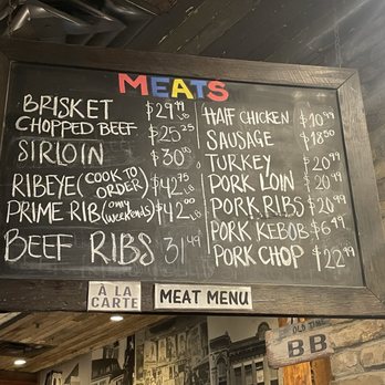 Cooper's Old Time Pit Bar-B-Que - Meats menu - Barbeque Near Me - Austin, Texas Cooper's Old Time Pit Bar-B-Que - Meats menu - Barbeque Near Me - Austin, Texas