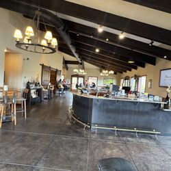 Abacela - Inside the restaurant/tasting area.
