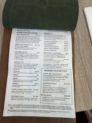 Menu photo 4 Moena Cafe Daybreak South Jordan, UT