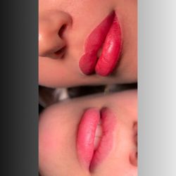 Glow Up Auntie - Results you just can't get with regular lipstick  Fresh Lip Blush PMU at Glow Up Auntie in Houston with soft, long-lasting color.