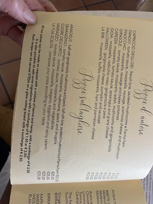 Menu photo 5 Pizzeria Vito - SAN Luca Bologna, BO