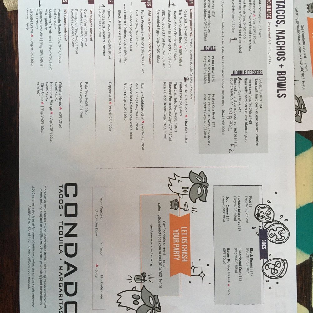 Condado Tacos - BYO taco menu - Tacos Near Me - Indianapolis, Indiana Condado Tacos - BYO taco menu - Tacos Near Me - Indianapolis, Indiana