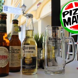 Pizza Mania - Distintas marcas de cerveza