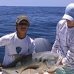 Reel Attraction Charters - Nice Jack! Caught off Gulf Shores Beaches with Reel Attraction Charters.