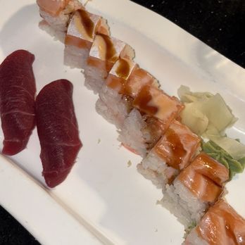 Grace's Mandarin - Tuna nigiri and Sexy Salmon Roll - Asian Fusion Near Me - Oxon Hill, Maryland Grace's Mandarin - Tuna nigiri and Sexy Salmon Roll - Asian Fusion Near Me - Oxon Hill, Maryland