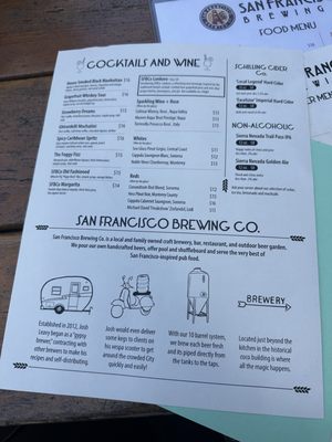 Menu photo 8 San Francisco Brewing San Francisco, CA