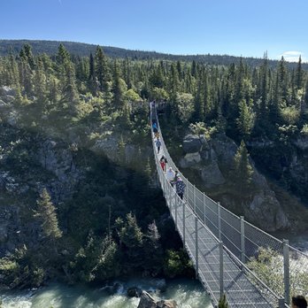 Yukon Suspension Bridge - Landmarks & Historical Buildings Near Me - Whitehorse, Yukon