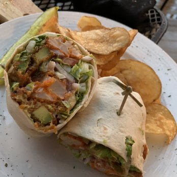 Parkway Grille - Buffalo cauliflower wrap - American Near Me - Floyd, Virginia