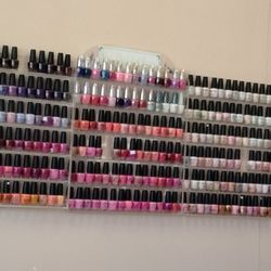 Rose's Nails - One wall of many colors