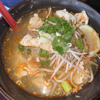 Tasty Thai - Tom Yum Noodle Soup, yum! - Thai Near Me - Arroyo Grande, California