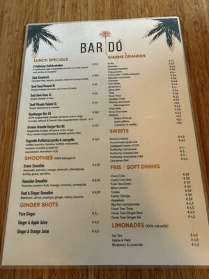 Menu photo 2 Bar Dó Amsterdam, NH
