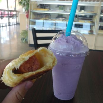 Daily Donut - Pig in a blanket + taro. - Donuts Near Me - Avondale, Arizona