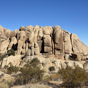 Skull Rock - Do you see any faces in the rocks? - Landmarks & Historical Buildings Near Me - Joshua Tree, California