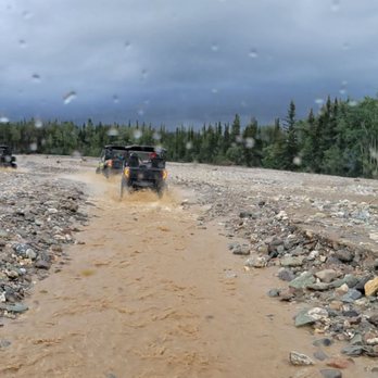 Denali ATV Adventures - Dry Creek Run. Not dry today - ATV Rentals/Tours Near Me - Denali Park, Alaska Denali ATV Adventures - Dry Creek Run. Not dry today - ATV Rentals/Tours Near Me - Denali Park, Alaska