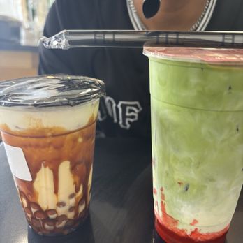 Ding Tea Costa Mesa - MONSTER BOBA LATTE - Bubble Tea Near Me - Costa Mesa, California