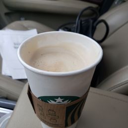When you order your latte with "no foam" When you order your latte with "no foam"