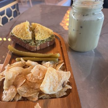 Vavela Cafe - avocado toast add egg, iced matcha with vanilla flavor - Desserts Near Me - Charlotte, North Carolina Vavela Cafe - avocado toast add egg, iced matcha with vanilla flavor - Desserts Near Me - Charlotte, North Carolina