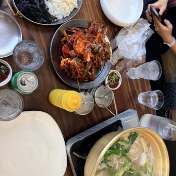 Osigye - volcano crab + chicken hot pot combo - Korean Near Me - Los Angeles, California