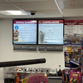Carvel - menus on a wall - Ice Cream & Frozen Yogurt Near Me - Norwalk, Connecticut
