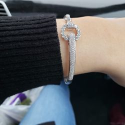 Diamonds Forever - Luxurious diamond encrusted bangle that turns head every time I wear it! I'm paranoid & they were able to add a second lock for added safety
