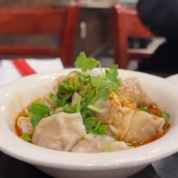 Dumpling Yo! - Wonton in Chili Oil - Dim Sum Near Me - Sacramento, California Dumpling Yo! - Wonton in Chili Oil - Dim Sum Near Me - Sacramento, California