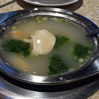 Buffalo Little Lamb - My food floating in warm broth because I wasn't told I had a knob I was supposed to turn - Hot Pot Near Me - Amherst, New York