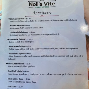 Noli's Vite - Menu - Pizza Near Me - New Braunfels, Texas Noli's Vite - Menu - Pizza Near Me - New Braunfels, Texas