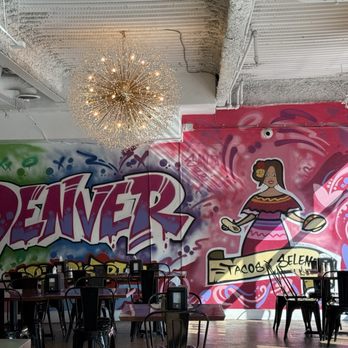 Tacos Selene - This mural inside! - Mexican Near Me - Denver, Colorado