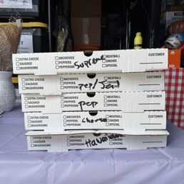 No party is complete without a stack of pizzas from Georgios! No party is complete without a stack of pizzas from Georgios!