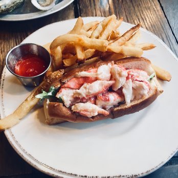 Sea Level NC - Lobster Sandwich with some awesome fries - Seafood Near Me - Charlotte, North Carolina Sea Level NC - Lobster Sandwich with some awesome fries - Seafood Near Me - Charlotte, North Carolina