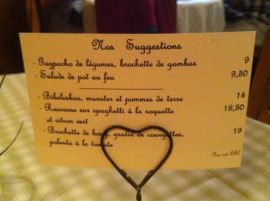 Menu photo 3 Wistub de la Petite Venise Colmar, 68 Menu photo 3 Wistub de la Petite Venise Colmar, 68