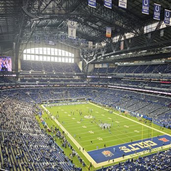 Lucas Oil Stadium - View from the Toyota seats - Stadiums & Arenas Near Me - Indianapolis, Indiana Lucas Oil Stadium - View from the Toyota seats - Stadiums & Arenas Near Me - Indianapolis, Indiana