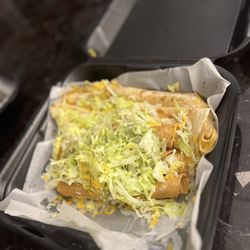 Burros & Fries - Rolled Taco and Quesadilla Combo