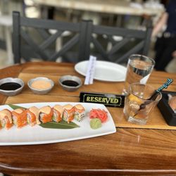 FishBones - Summertime Sushi (forgot name snow crab meat fresh salmon)