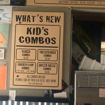Grinderz - Kids menu - Burgers Near Me - Huntington Beach, California