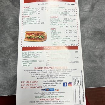 Natoli's - Pizza Near Me - Secaucus, New Jersey
