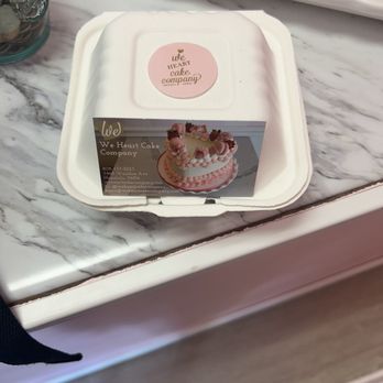 We Heart Cake Company - pastry box and business card - Bakeries Near Me - Honolulu, Hawaii We Heart Cake Company - pastry box and business card - Bakeries Near Me - Honolulu, Hawaii