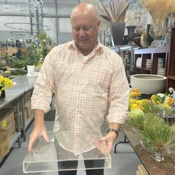 Watered Garden Florist - Steve showing us options