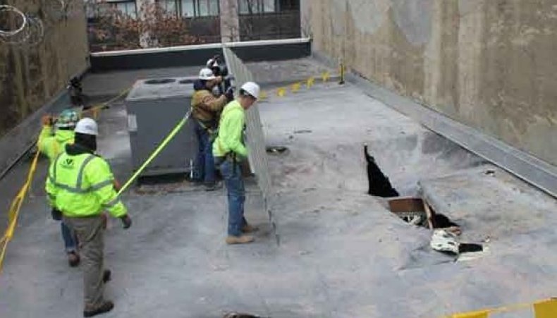 Slide of Houston Roof Replacement