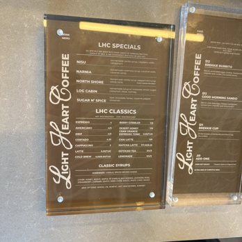 Light Heart Coffee - Menu - Coffee & Tea Near Me - Gilbert, Arizona