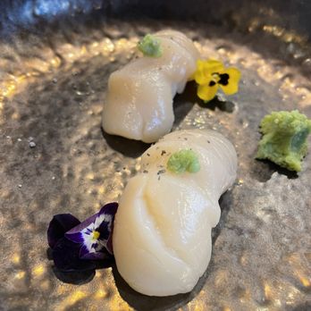 Yume Sushi - Scallop nigiri - Sushi Bars Near Me - Arlington, Virginia Yume Sushi - Scallop nigiri - Sushi Bars Near Me - Arlington, Virginia