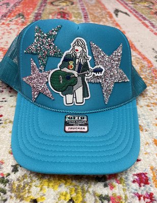 Build a Hat Bar! - Pick from hundreds of fun and unique designs to deck out your new favorite trucker hat! Make a matching one with your bestie or just get creative and wild with it! Take a look at some of our client designed hats so far! Build a Hat Bar! - Pick from hundreds of fun and unique designs to deck out your new favorite trucker hat! Make a matching one with your bestie or just get creative and wild with it! Take a look at some of our client designed hats so far!