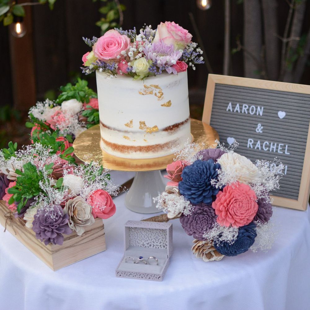 Marvel Cake - 7" buttercream cake with fresh flowers - Bakeries Near Me - Campbell, California Marvel Cake - 7" buttercream cake with fresh flowers - Bakeries Near Me - Campbell, California