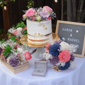 Marvel Cake - 7" buttercream cake with fresh flowers - Bakeries Near Me - Campbell, California Marvel Cake - 7" buttercream cake with fresh flowers - Bakeries Near Me - Campbell, California