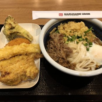 Marugame Udon - Nikutama Udon and Tempura Items - Japanese Near Me - Berkeley, California Marugame Udon - Nikutama Udon and Tempura Items - Japanese Near Me - Berkeley, California