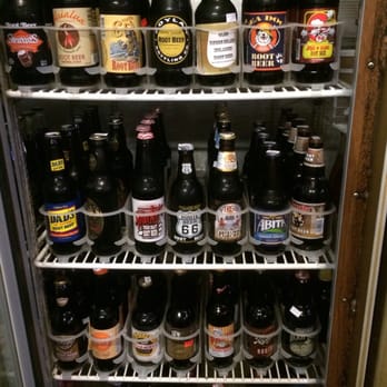 The Corner Store - 4 shelves of root beers. From good ol' Dad's to Virgil's - Sandwiches Near Me - San Pedro, California