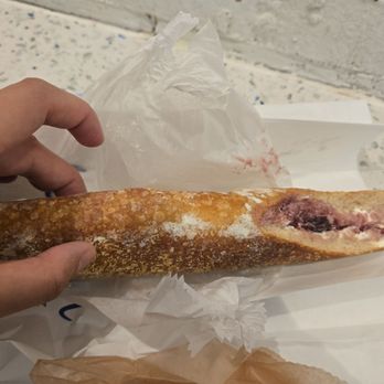 Levain Bakery - NoHo, NYC - Delicious! Their jam and butter on that baguette was amazing! - Bakeries Near Me - New York, New York
