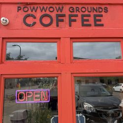 Pow Wow Grounds Coffee - Signage