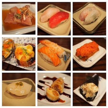 Sushi Spot - Selection of all the things that came with the chef's set course. - Sushi Bars Near Me - Tarzana, California Sushi Spot - Selection of all the things that came with the chef's set course. - Sushi Bars Near Me - Tarzana, California